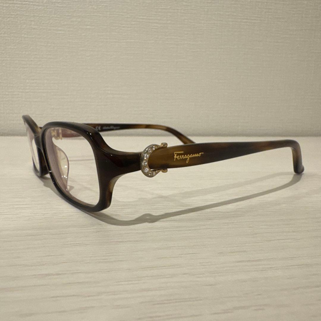 【お値下げ中】フェラガモ♡ブラウン・メガネ