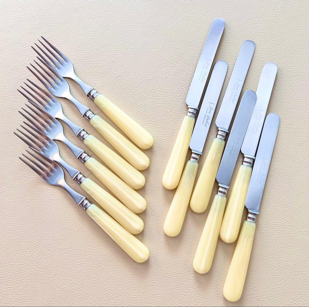 Jean Dubost デザートナイフ&フォーク6組セット