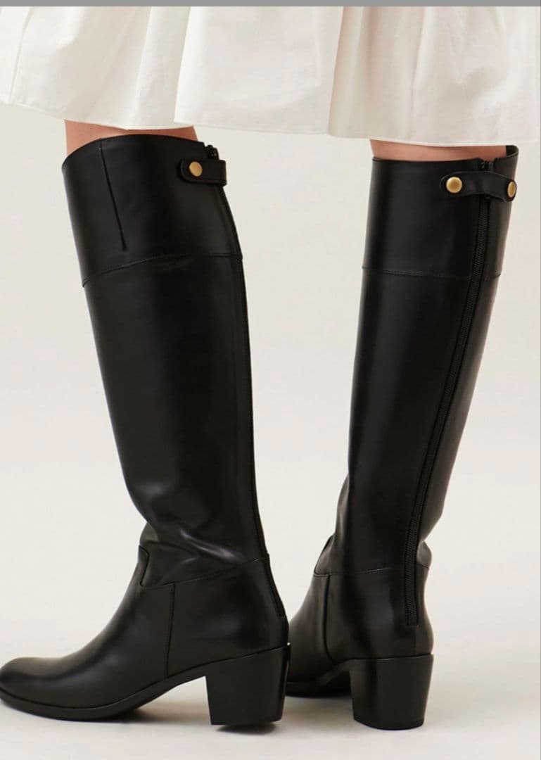オデットエオディール　SLバックファスナー ロングブーツ50