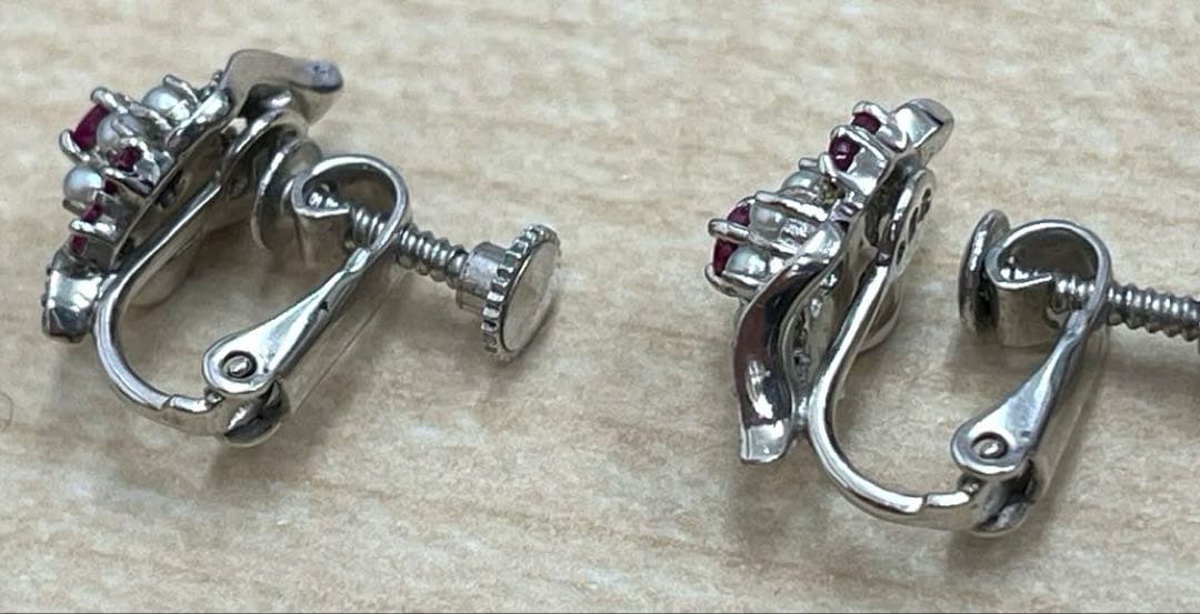 ⭐️SILVER シルバー ブローチ ペンダント イヤリング セット レディース