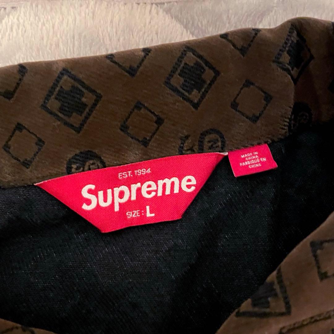 コ*キ様 Supreme Flocked Denim Trucker Jacke