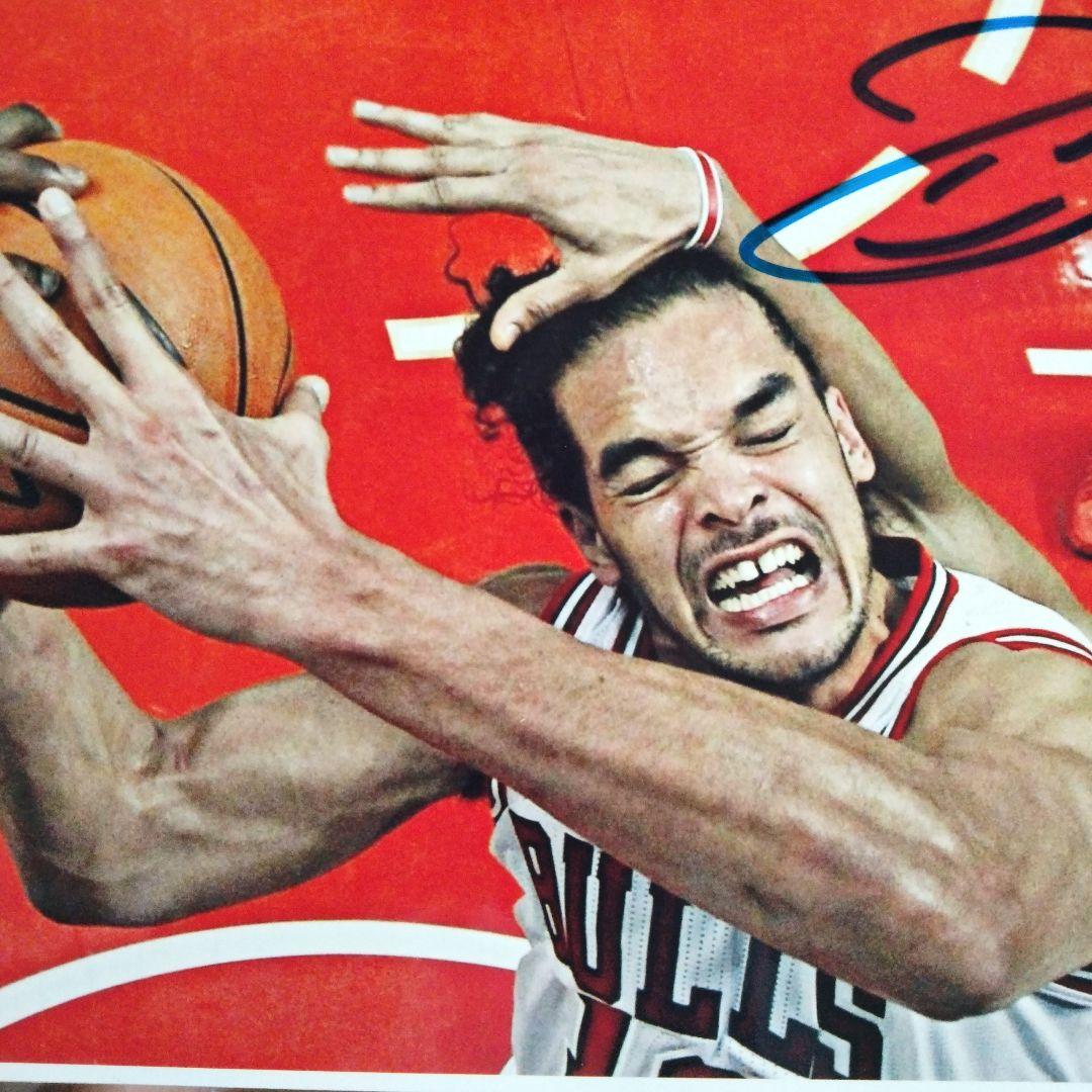 ジョアキム・ノア直筆サイン入り超 大型写真…Joakim Noah