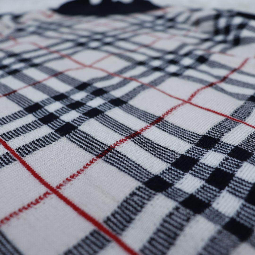 BURBERRY GOLF タートルネック　ノバチェック　ニット　LL