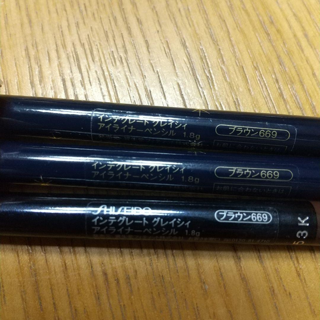 3インテグレート グレイシィ アイライナーペンシル ブラウン 3本