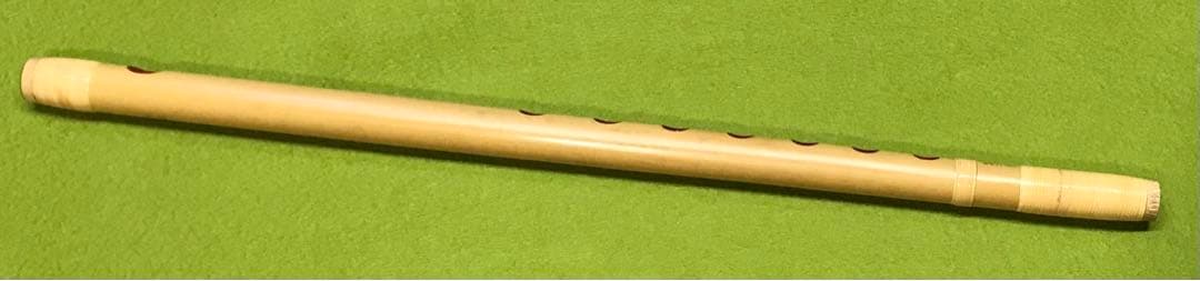 横笛308篠笛/7本調子/獅子田(竹水)/7穴/美品