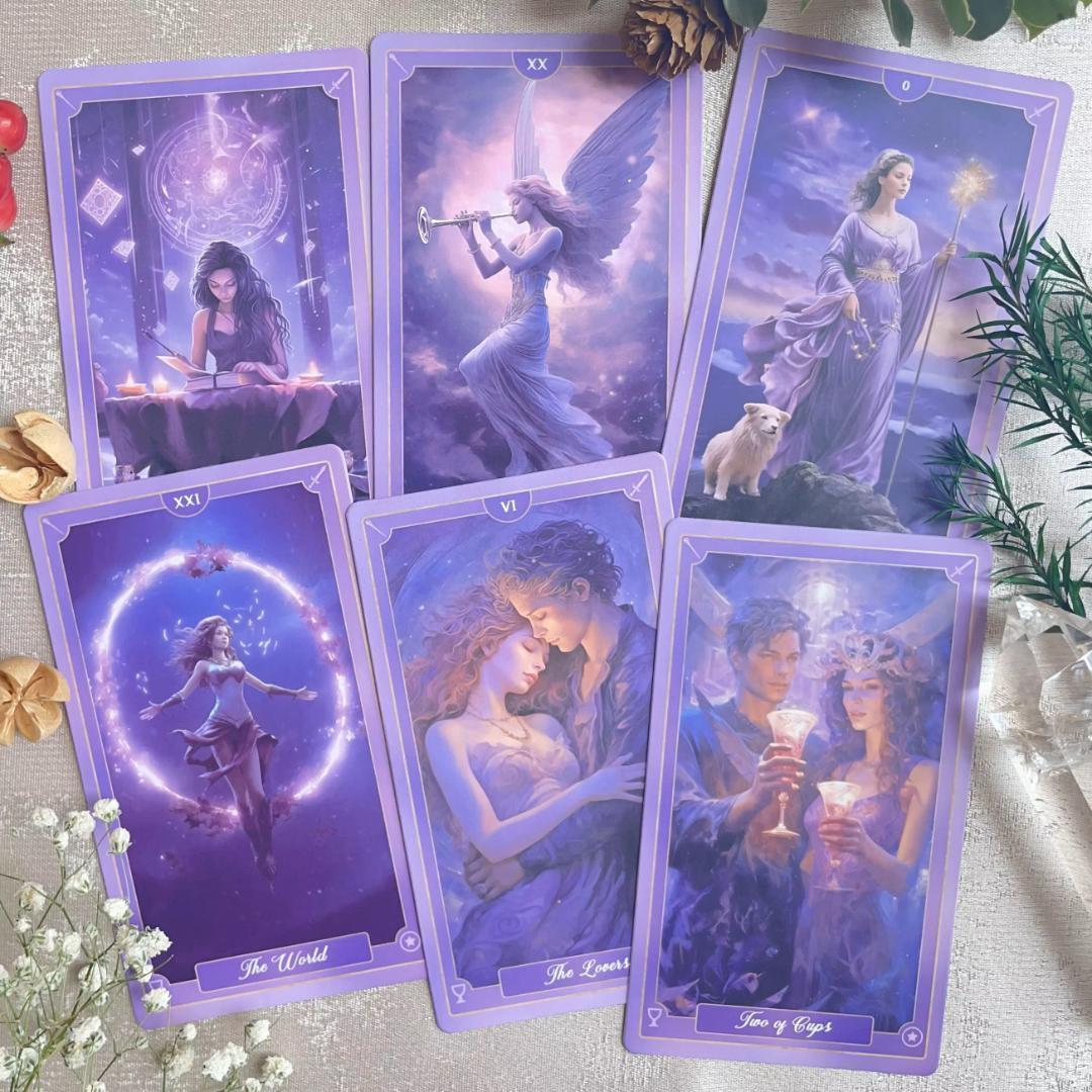 正規品タロット✨入手困難な海外美麗デッキ✨ファンタジー世界を描いたタロットカード