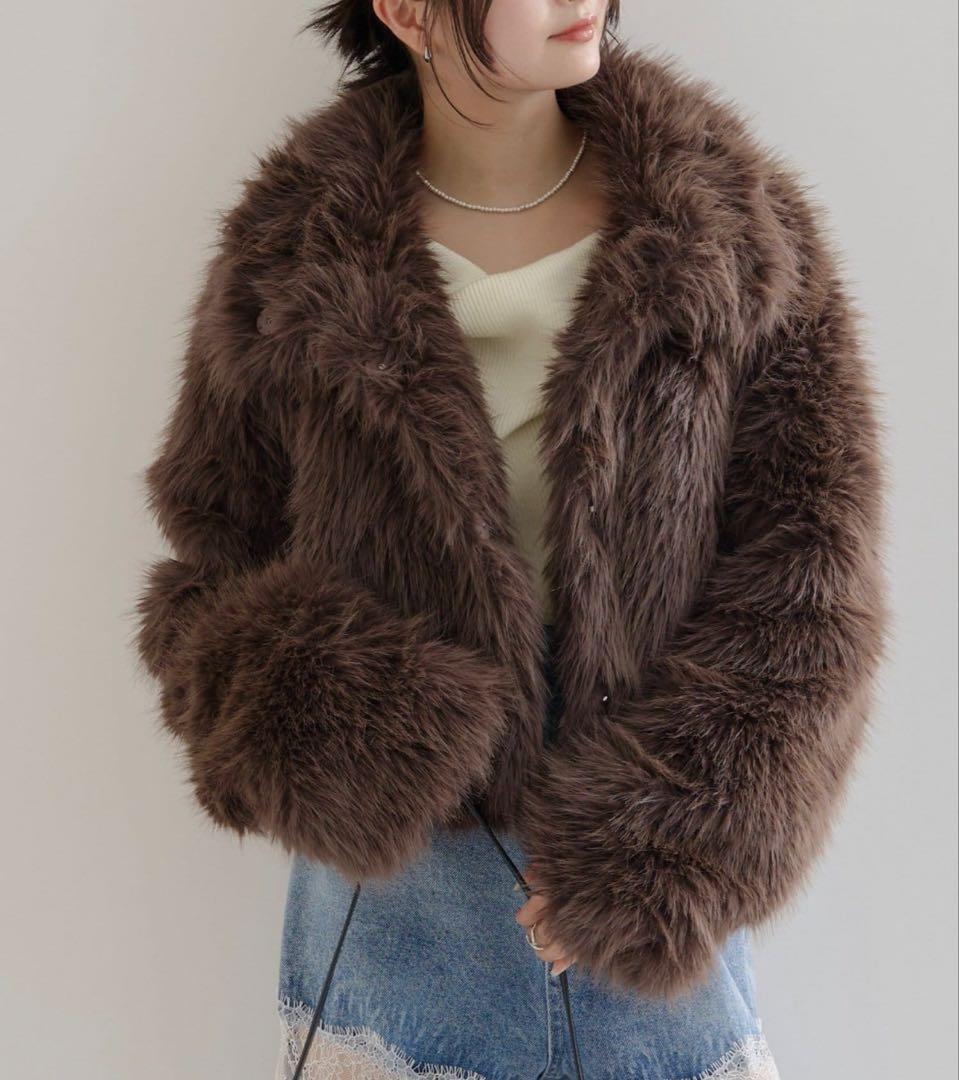 mystic （ミスティック） ショートファーコート