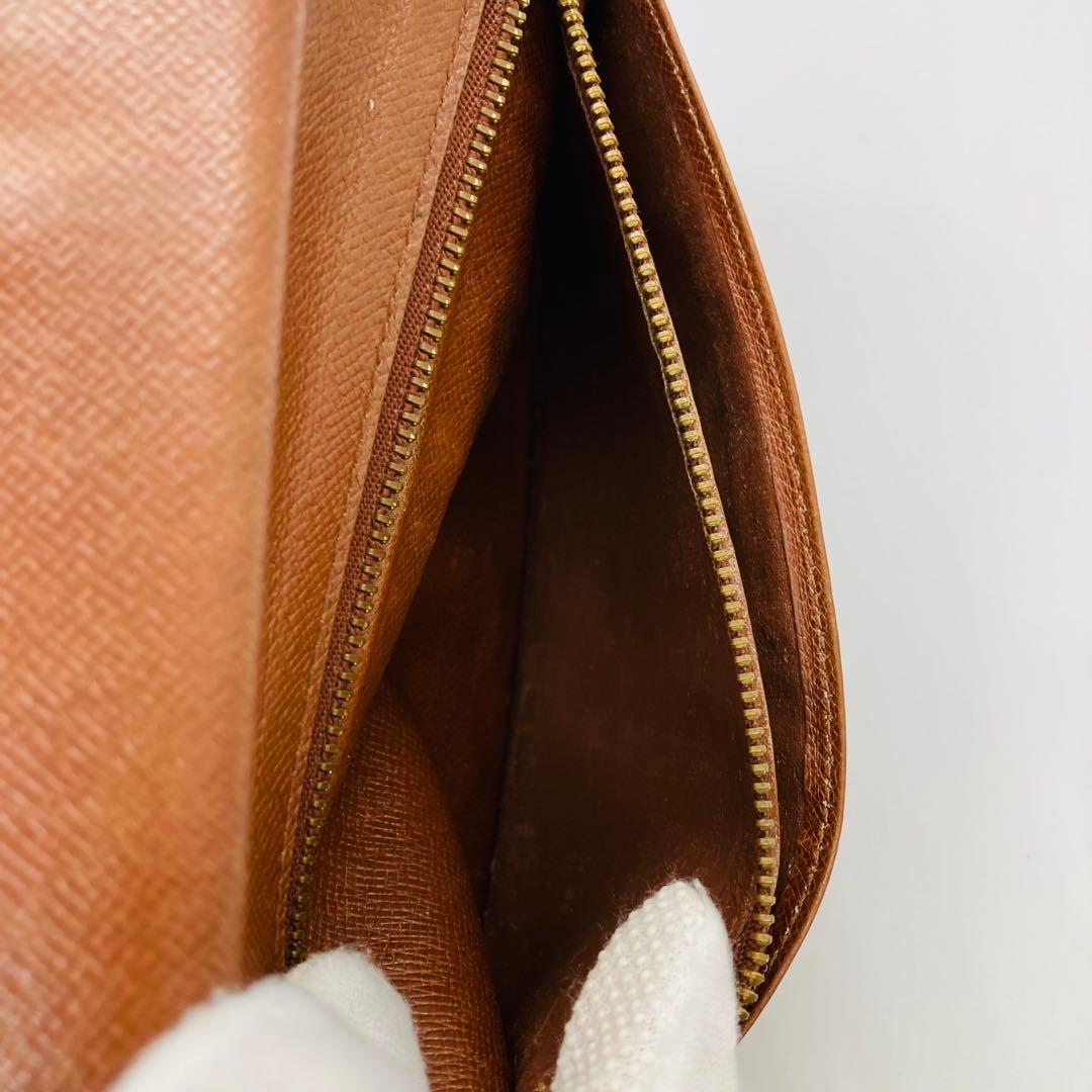 ルイヴィトン モノグラム コンチネンタル クラッチ がま口 長財布 A847