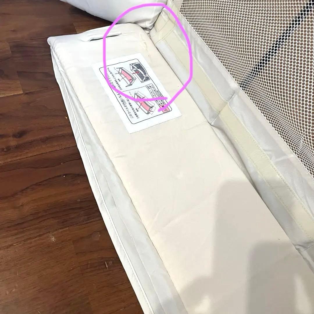 【上位モデル★】アップリカ　ベビーベッド ココネルエアー　プラス　洗濯済み