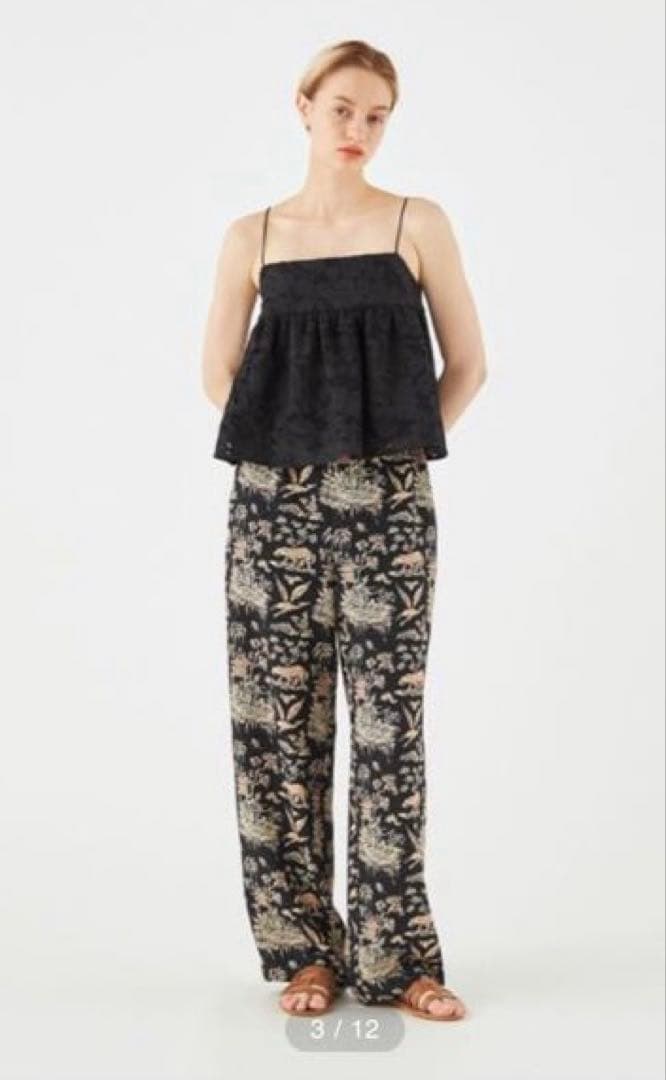 【SOULEIADO 】コットンエンブロイダリーキャミソール(トゥモローランド)