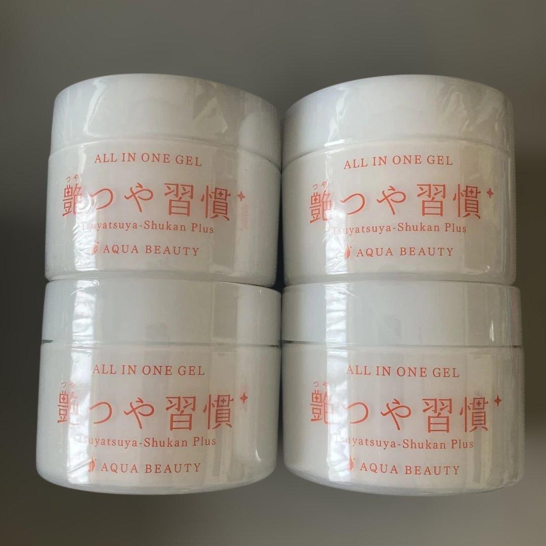 ⭐︎未開封⭐︎艶つや習慣プラス 　GEL 120g ４個　AQUA BEAUTY