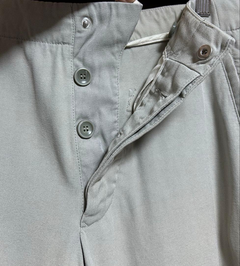 00s Giorgio Armani シルク100％ ワイドトラウザー