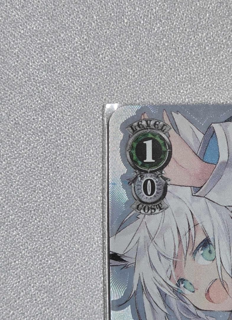 ヴァイスシュヴァルツ ホロライブ 弾ける水しぶき　白上フブキ　SP サイン