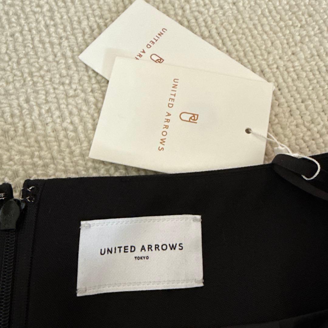 ユナイテッドアローズブラックタイトスカート ミニ丈