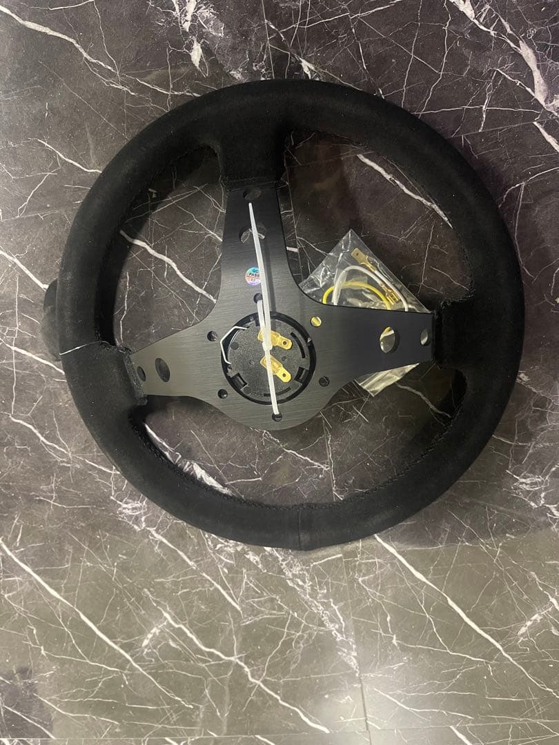 THIRASH RACING ステアリング 黒　バックスキン