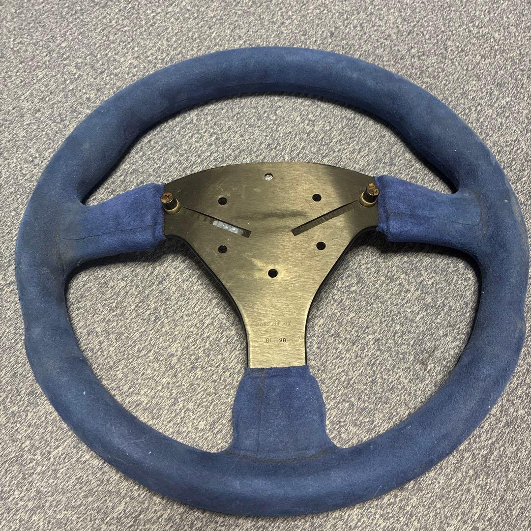 Sparco スエード ステアリング ネイビー
