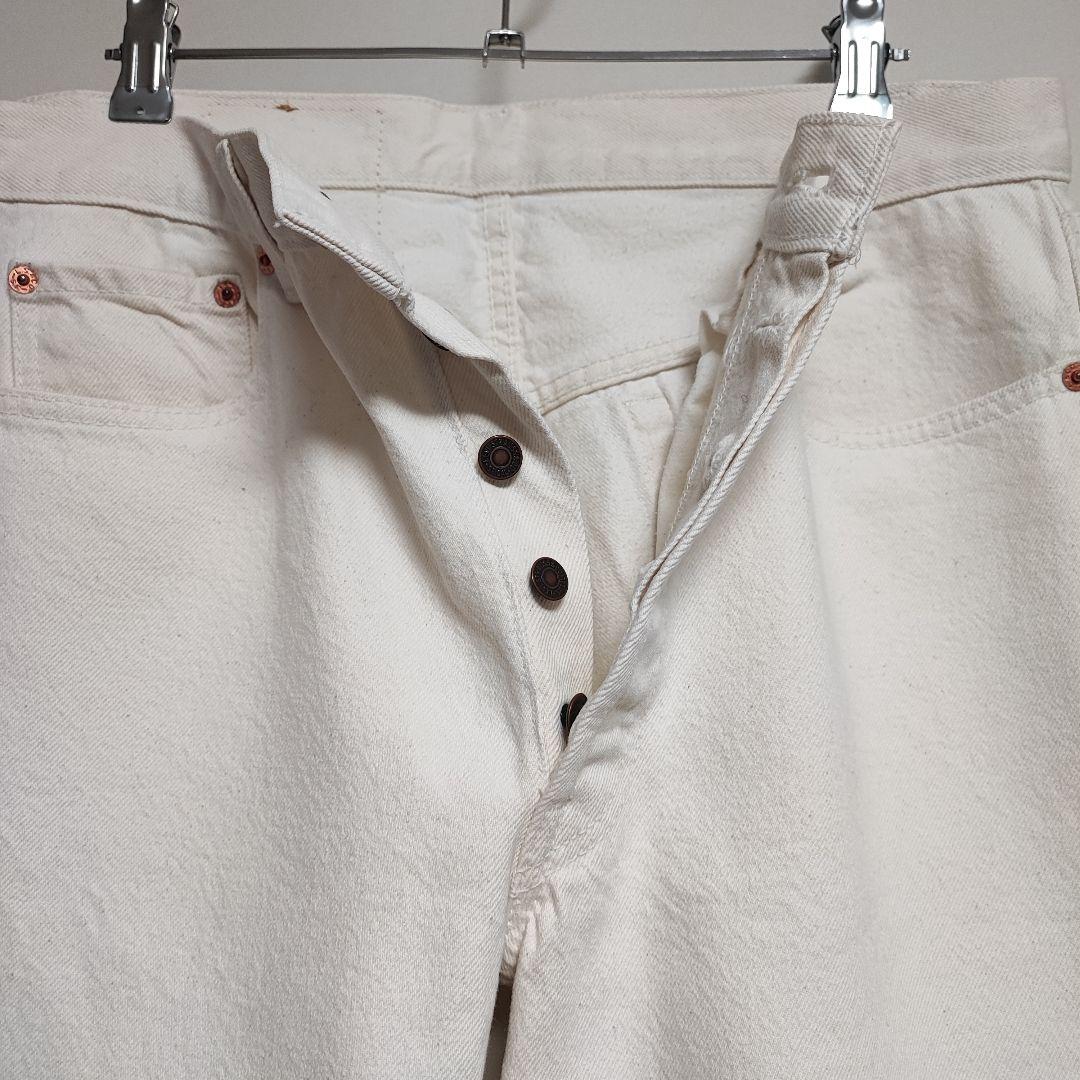 USA製 LEVI’S 501 生成 ホワイト 白系 W33 80s 90s