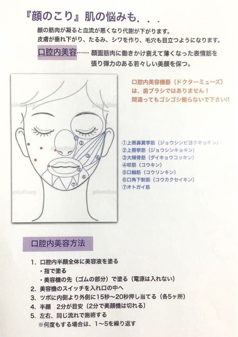 口腔内美容機器　Dr.μ（ドクターミューズ）