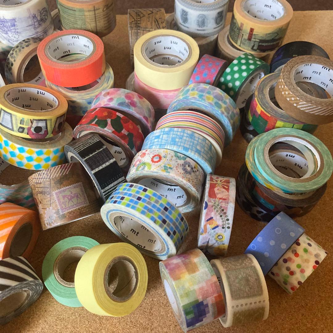 【期間限定価格】マスキングテープ他139点セット/無印良品2段引き出し収納付き