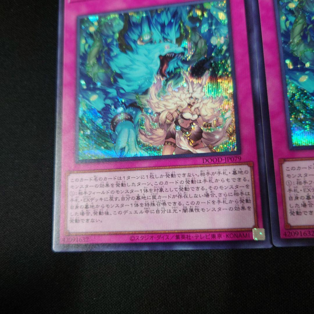 遊戯王 命王の螺旋 シークレット 3枚 DOOD-JP079