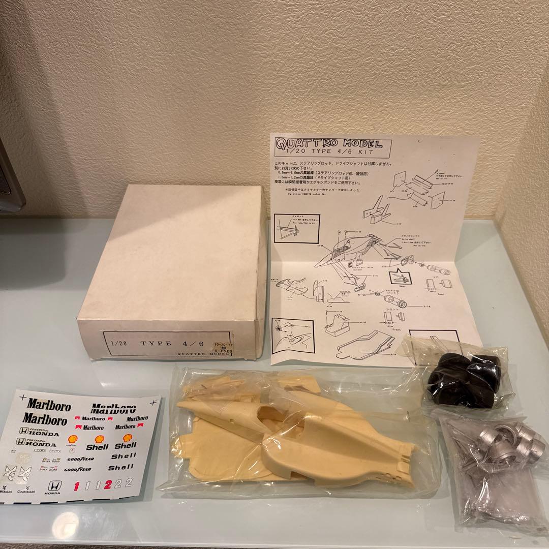 【未組立】F1カー ガレージ・トランスキット 9点セット