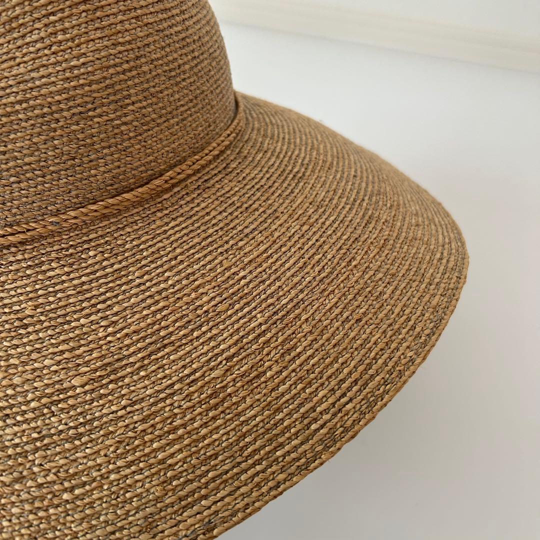 HELEN KAMINSKI ストローハット 麦わら帽子 つば広め