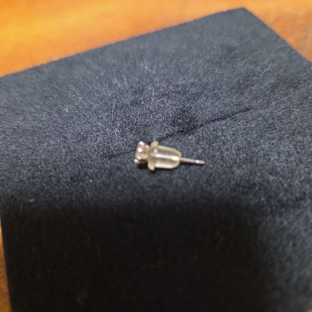 H&Cカットきれい☆ダイヤスタッド ピアス(片耳用) 0.１５カラットプラチナ