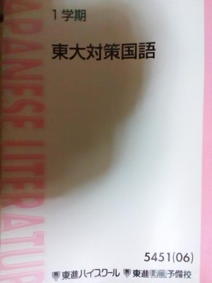 【東進】『東大対策国語　林修先生　他』　　元河合塾講師