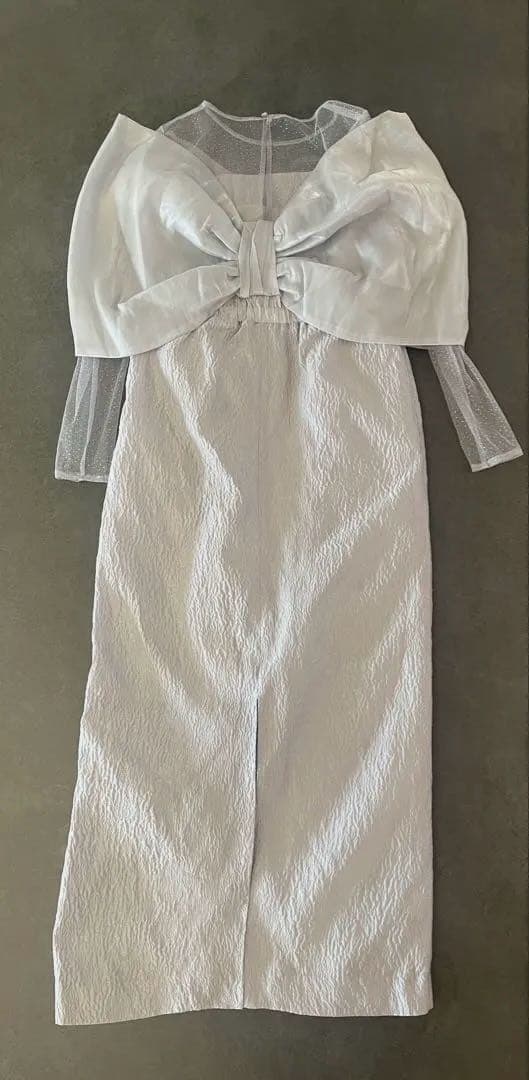 【お値下げ】ecmile オフショルダー パーティー　オケージョンドレス　送料込