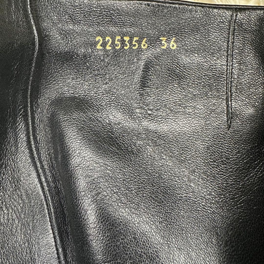 【美品】GUCCI ジョッキーブーツ G金具 インターロッキング 黒 23cm