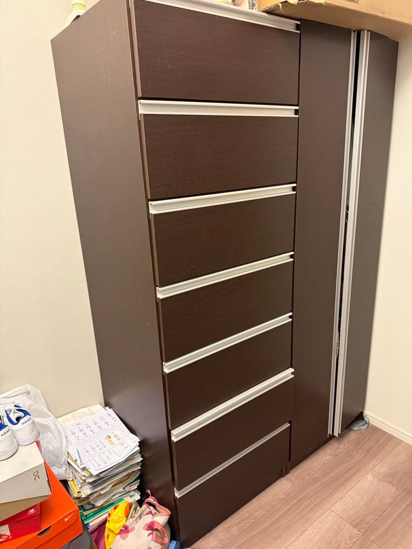 ダークブラウン 6段チェスト　Xyzxyzさん専用