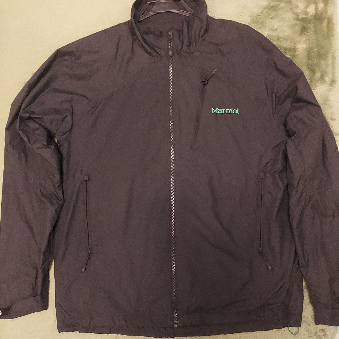 【美品】Marmot×BEAMS GOLF 別注 ナイロンブルゾンXL 黒