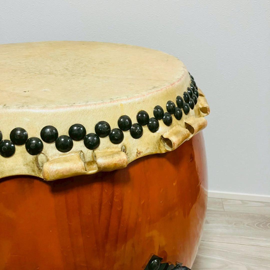 長胴太鼓 和太鼓 一尺6寸　打面48㎝　高さ60㎝①