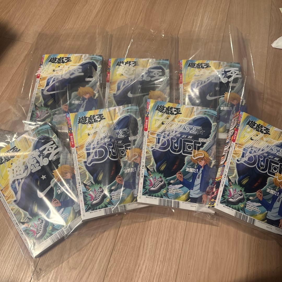 カードなし　週刊少年ジャンプ 遊戯王コラボ　会場限定の袋付き　7冊セット