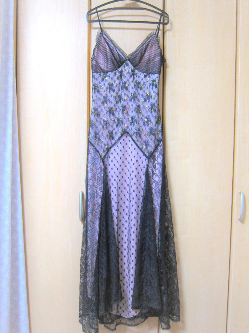 Nanae19様用 ベッツィー・ジョンソン　小花＆ドットレースドレス　4号