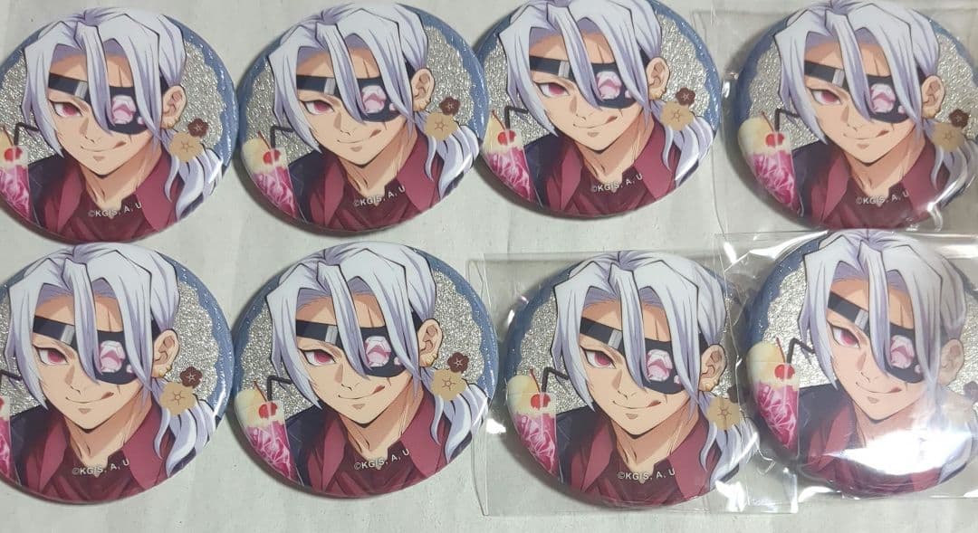 鬼滅の刃 AGF2024 純喫茶 缶バッジ 宇髄天元 8点セット