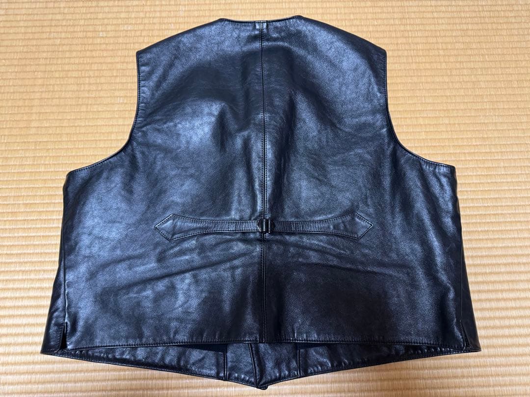 エアロレザー　Shackleton レザーベスト　美品