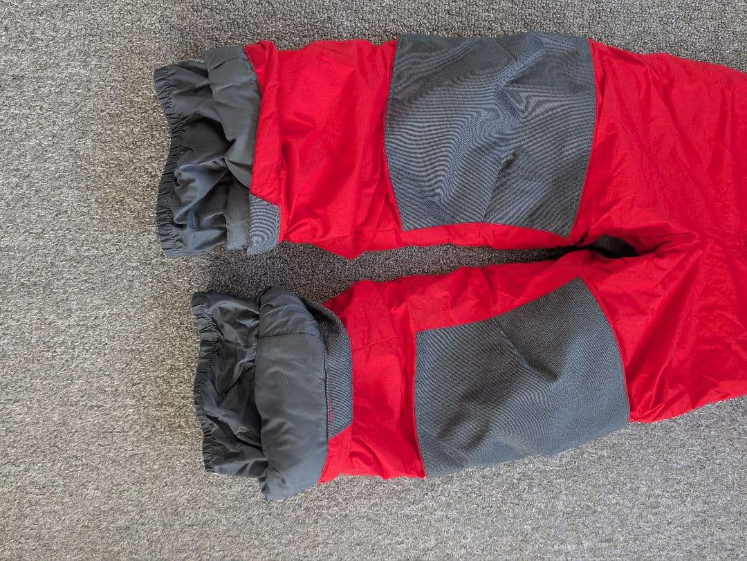 Columbia フード付きジャケット レッド/グレー