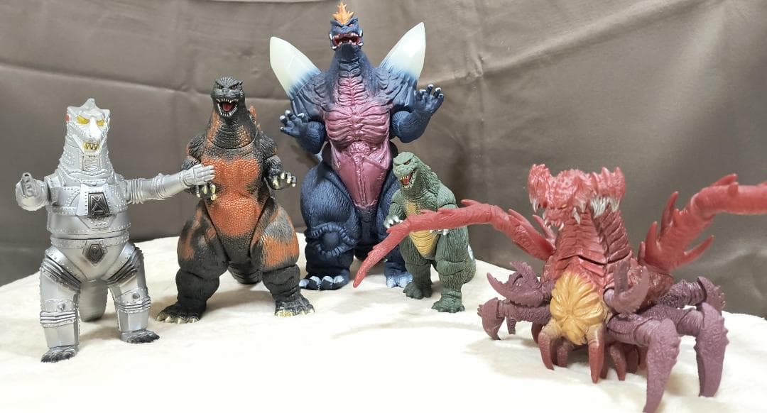 ソフビ　ゴジラ　メカゴジラ　など　ゴジラシリーズ　5体