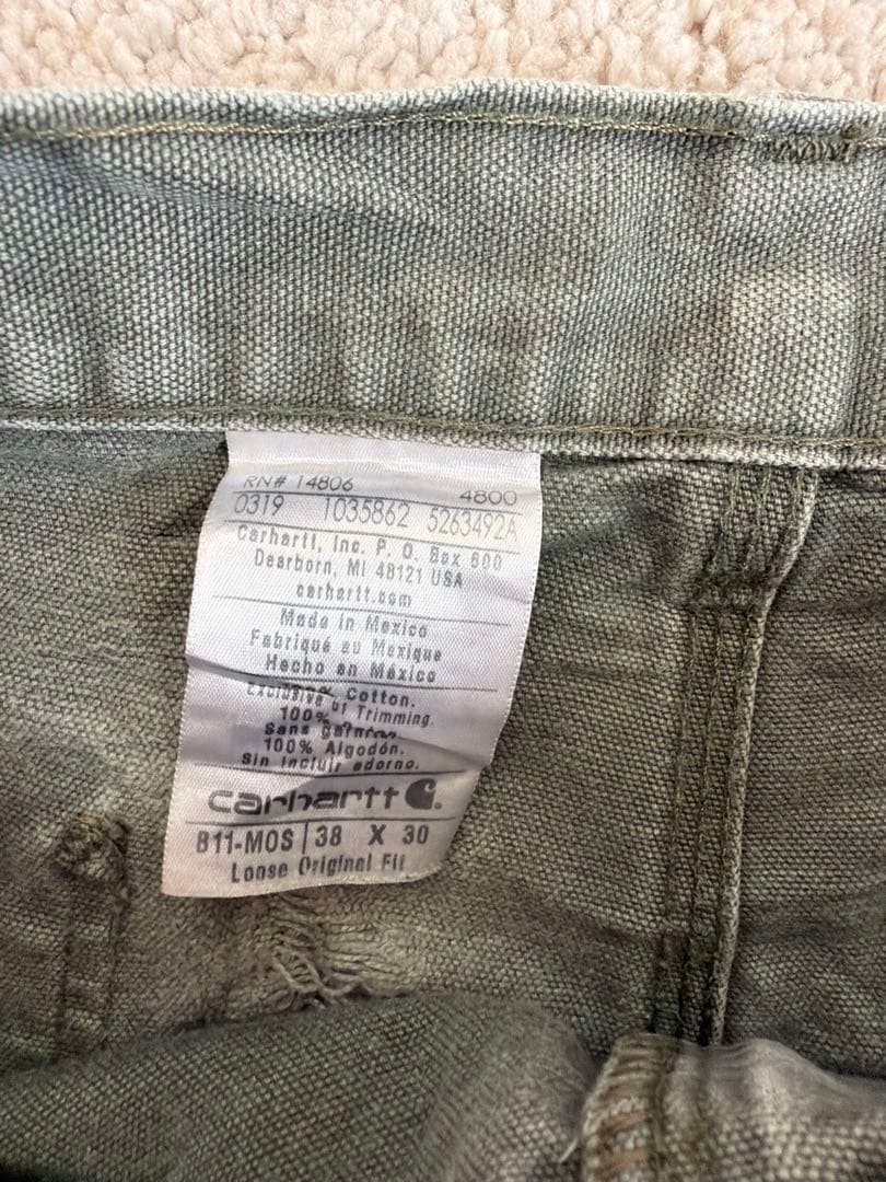 C*8様 Carhartt ダック　ペインターパンツ　モス　MOS