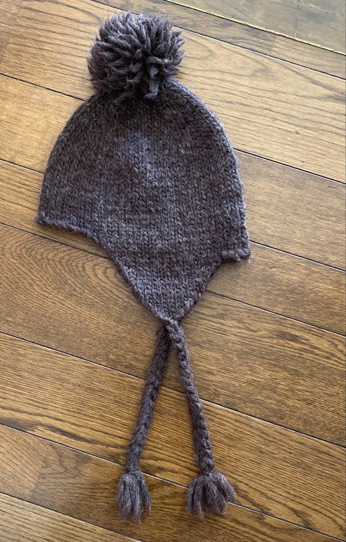 NUMBER (N)INE ポンポン付きニット帽 ONE SIZE