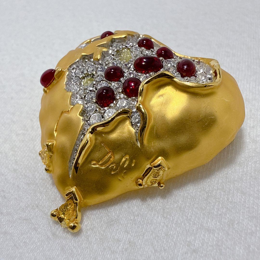 訳アリ DALI JOIES サルバドール ダリ ゴールドカラー ブローチ