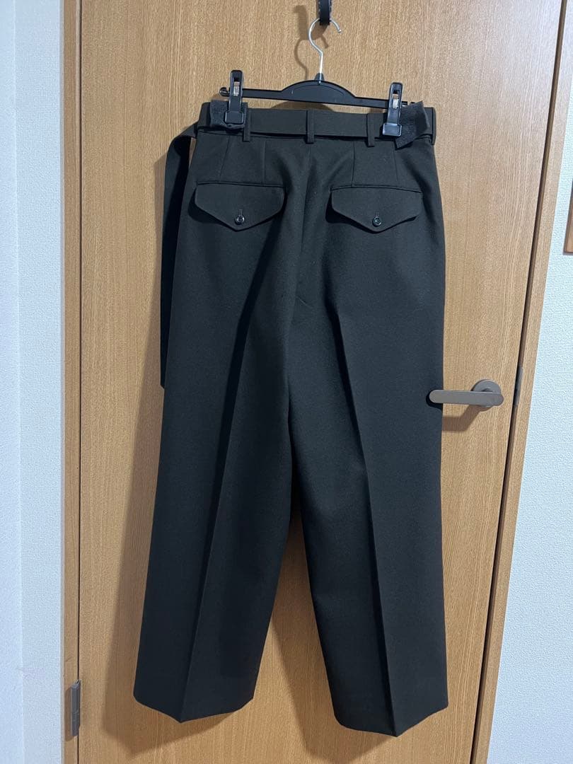 新品THE RERACS25AW THE SLACKS BELTED 2TUCK