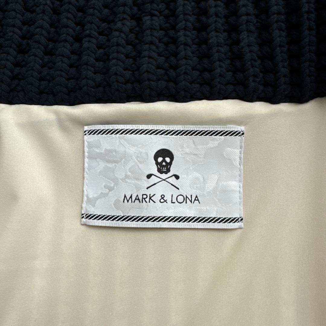 MARK&LONAマークアンドロナ 裏地付ニット切り替え ジャケット 36(S)