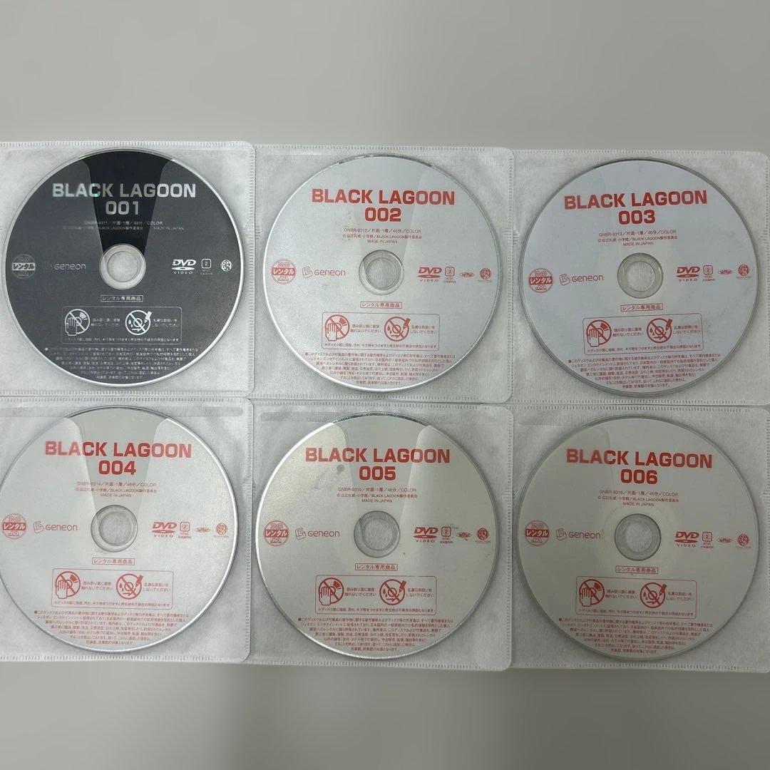 ブラックラグーン　DVD 1期　2期　3期　全17巻　全巻セット　レンタル落ち