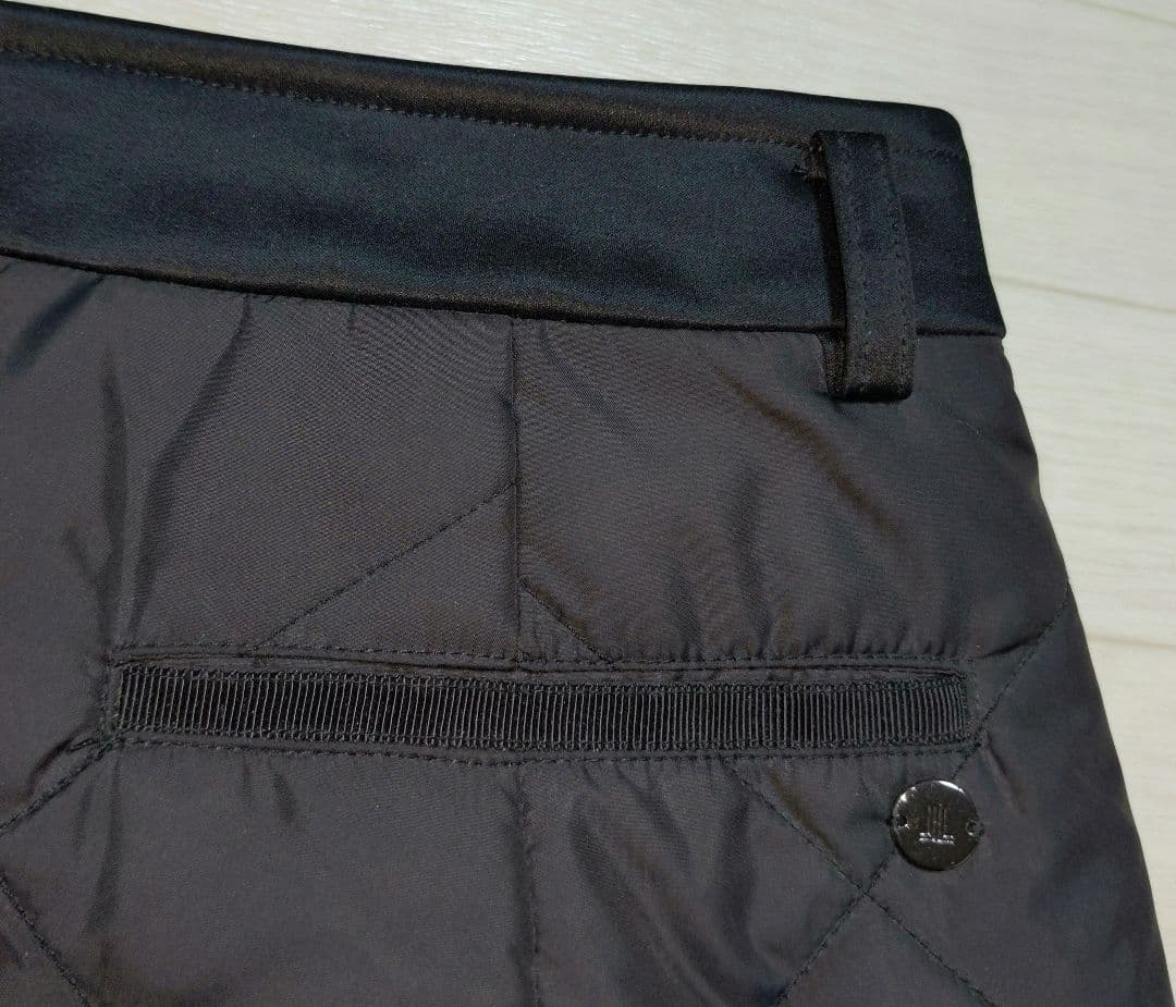 たばくまん　新品　ランバンスポール　中綿スカート38 黒定価38500円