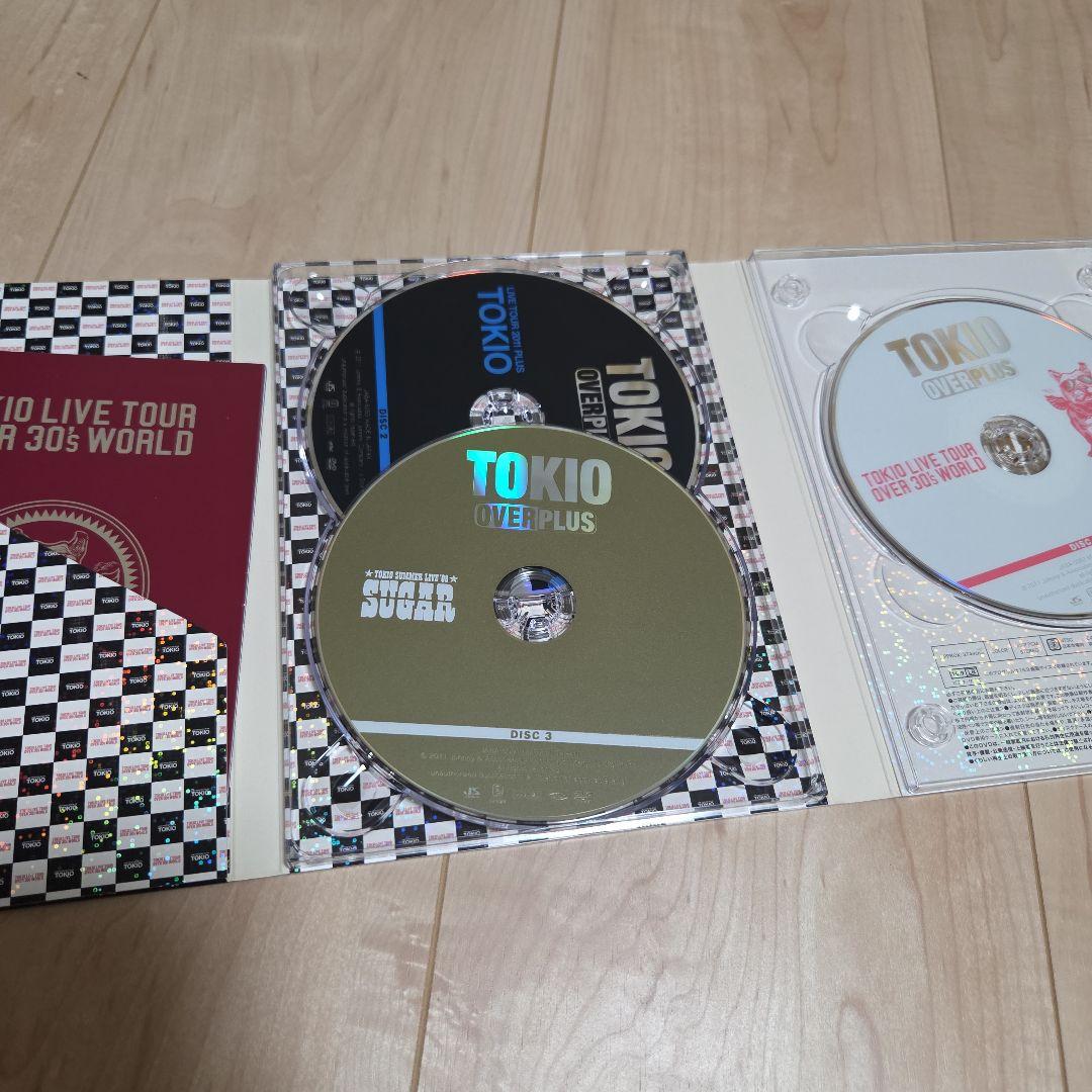 TOKIO/OVER/PLUS〈初回限定盤・3枚組〉　銀テープ付き