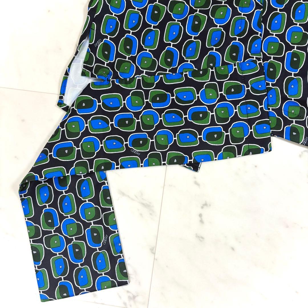 極美品 UN3D. グラデーションジオメトリックキャミソール F 洗える