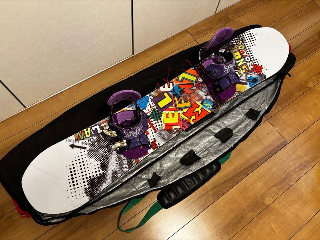 ELAN エラン カラフル スノーボード 150cm バインディング付き