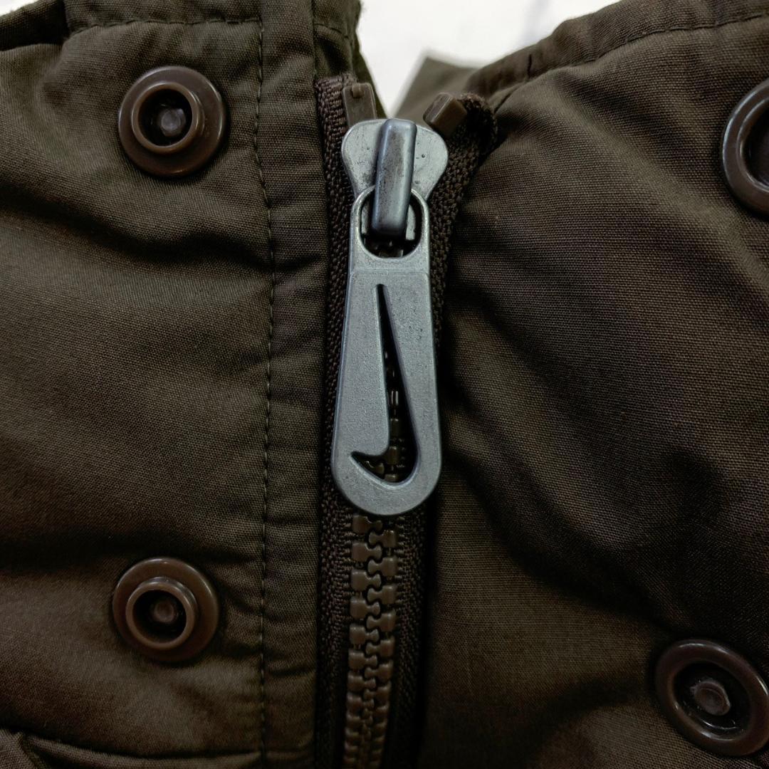 ナイキ 90s 白タグ ダウンジャケット 刺繍ロゴ 肉厚 ヌプシ XL　D487